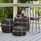 Household Essentials 18" Woven Storage End Table
